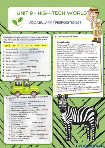 Unit 9 - high-tech world