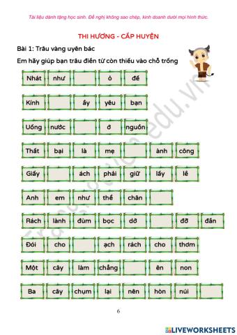 Đề thi trạng nguyên lớp 1