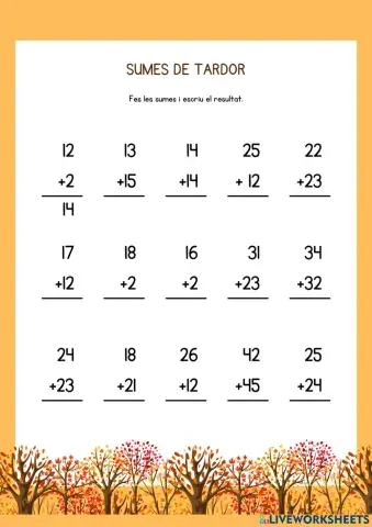 Sumes de tardor 2n