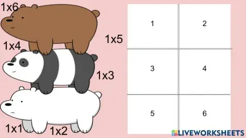 Multiplicación tabla 1