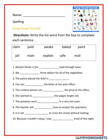 Long Vowels