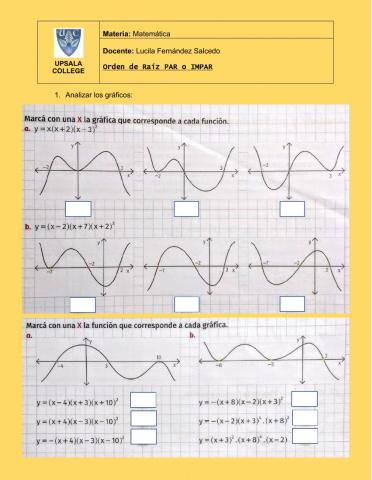 Raices pares e impares