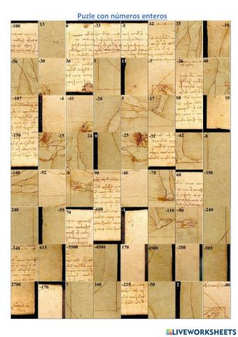 puzzle enteros