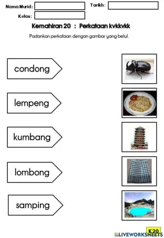 Kemahiran 20 : kvkkvkk