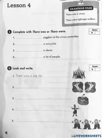 Happy Campers Skill Book Page 6