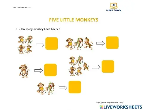 Five little monkeys