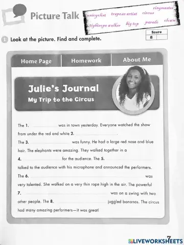 Happy Campers Skill Book Page 7