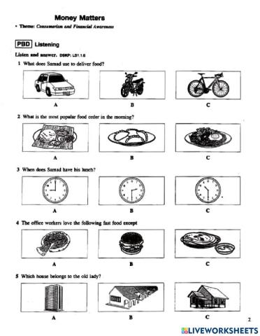 Form 1: unit 1 consumerism and financial awareness