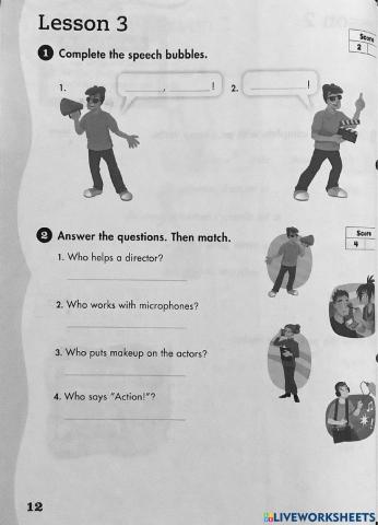 Happy Campers Skill Book Page 12