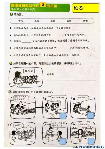 五年级道德知识报第 19 期