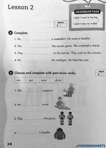 Happy Campers Skill Book Page 16