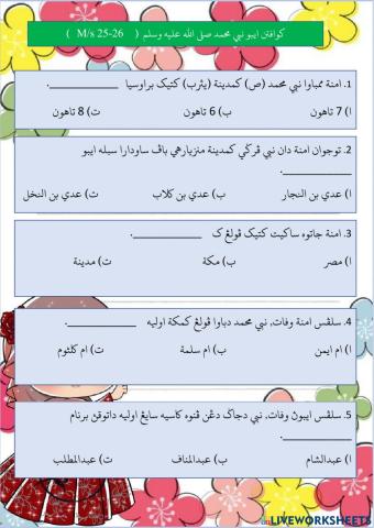 Maimunah bt Abu Sirah D1 bab 4