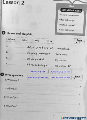 Happy Campers Skill Book Page 23