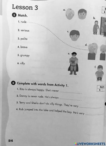 Happy Campers Skill Book Page 24