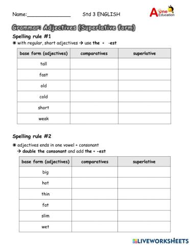 Std 3A & 3B ENG 22 & 231121