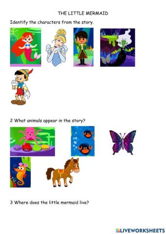 The Little Mermaid comprehension
