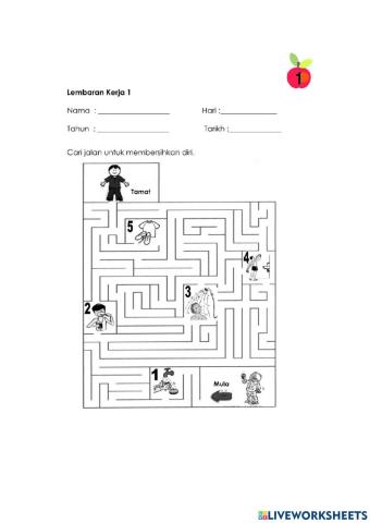 Kebersihan diri -pendidikan kesihatan tahun 1