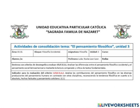 Taller interactivo- La reflexión sobre hechos factuales.