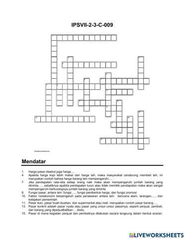 Crossword Ips C-9
