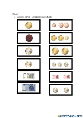 Treballam amb diners