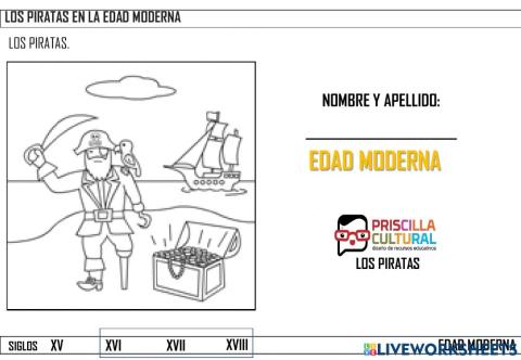 Piratas siglo siglo XVI