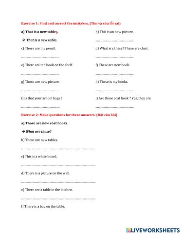 Review unit 2: Family and Friends 3