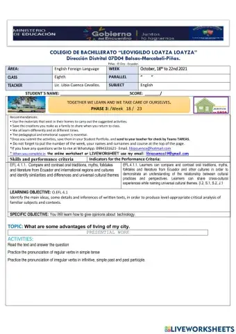 What are some advantages of living of my city.