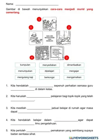 Bina Ayat (Cara-cara Menjadi Murid yang Cemerlang)