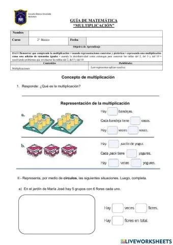 Multiplicaciones 2 y 5