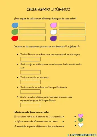 El Calendario Litúrgico 3º