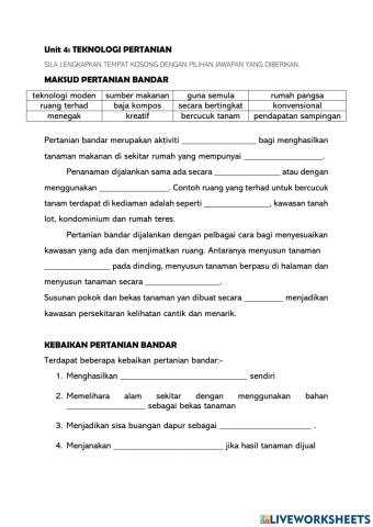 Teknologi Pertanian