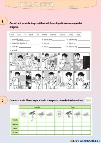 At Tara's House (Lesson 1)