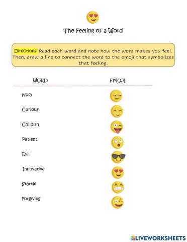 The Feeling of Words