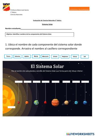 Guía Sistema Solar
