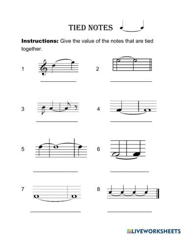 Tied Notes