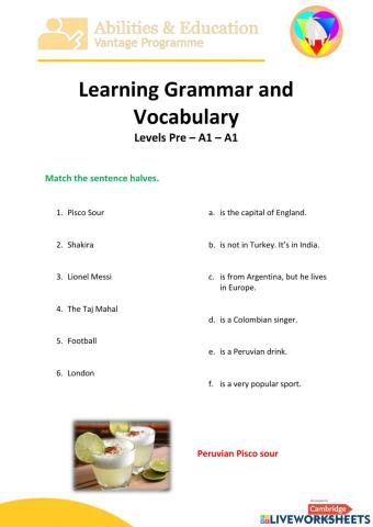 Verb be for beginners + Countries and nationalities