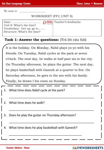 FFs2 Unit 8 Lotus + Banana