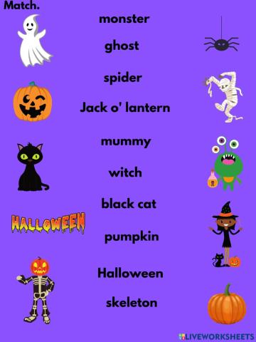 Halloween Vocabulary