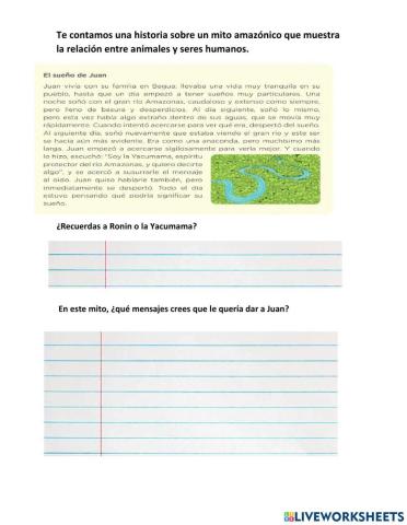 Te contamos una historia sobre un mito amazónico