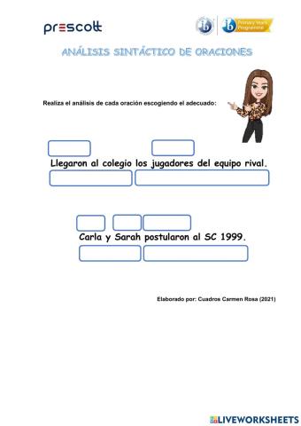 Análisis sintáctico de oraciones