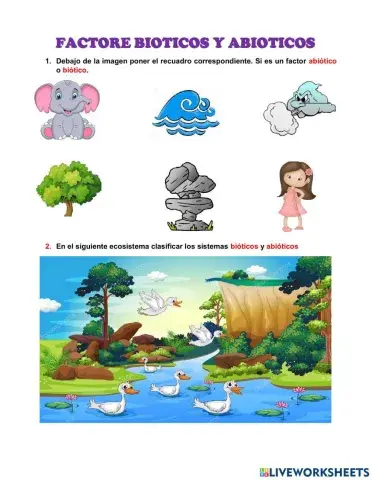 Factores de un ecosistema