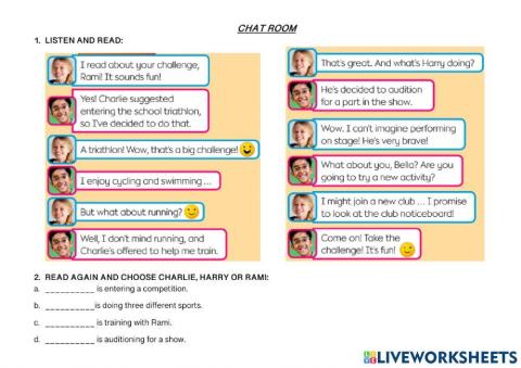 Reading: Verb patterns