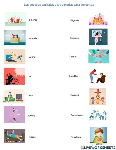 Los pecados y las Virtudes