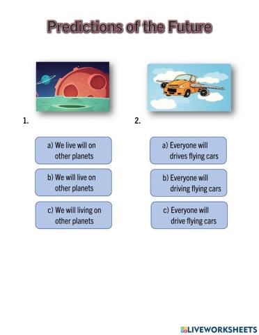 Predictions of the Future - Future Will