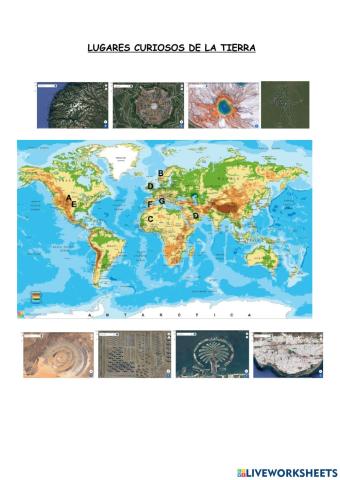 Lugares curiosos de la tierra