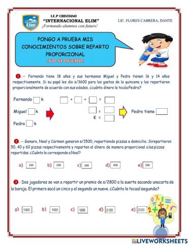 Reparto proporcional