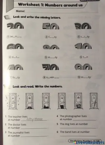 Quick Minds 4 Numbers around us