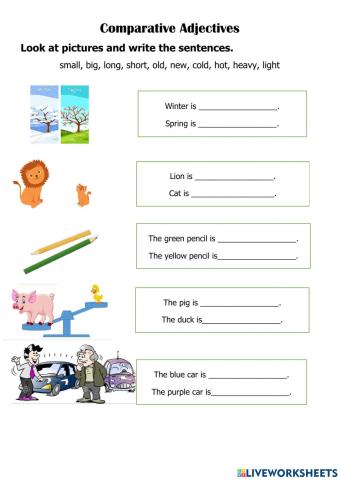 Comparative Adjectives