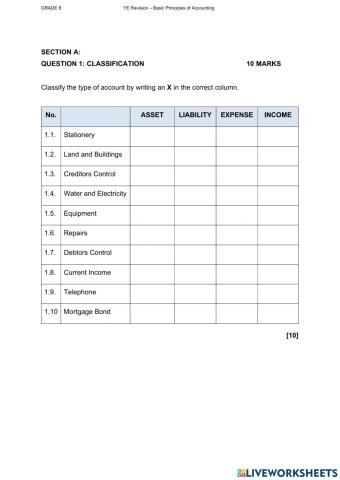 GRADE 8 EMS YE REVISION