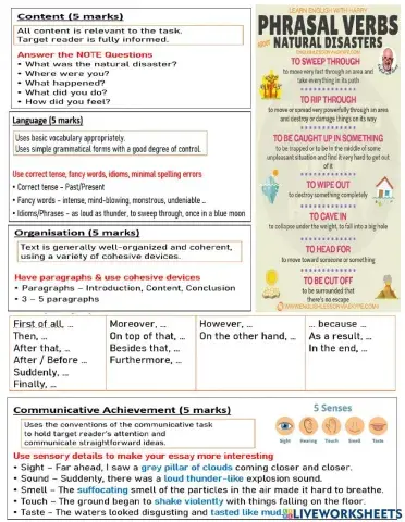 Natural Disasters (Form 1 Unit 2 Non-Textbook Lesson)